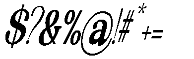 The Edition Nineties Scale Slnt Regular Font OTHER CHARS