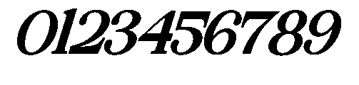 The Edition Nineties Slant Regular Font OTHER CHARS