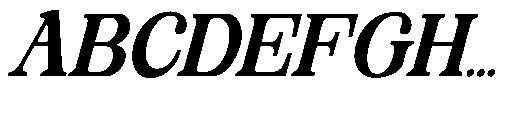 The Edition Nineties Smoth Itlc Italic Font UPPERCASE