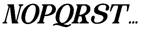 The Edition Nineties Smoth Itlc Italic Font UPPERCASE