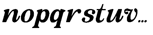 The Edition Nineties Smoth Itlc Italic Font LOWERCASE