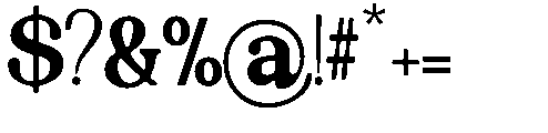 The Edition Nineties Smoth Regular Font OTHER CHARS