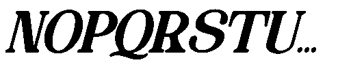 The Edition Nineties Smoth Slnt Regular Font UPPERCASE