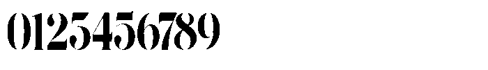 The Effolia Black Extra Condensed Font OTHER CHARS