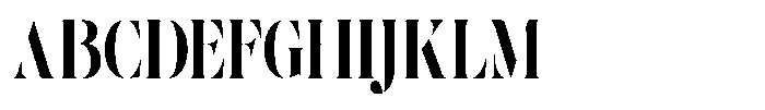 The Effolia Black Extra Condensed Font UPPERCASE