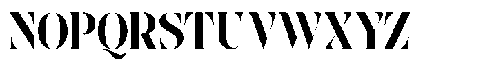 The Effolia Black Semi Condensed Font UPPERCASE