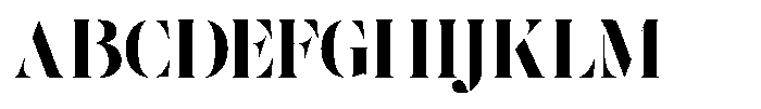 The Effolia Black Semi Expanded Font UPPERCASE