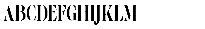 The Effolia Black Ultra Condensed Font UPPERCASE