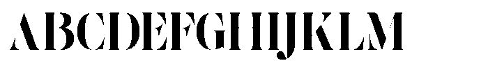 The Effolia Black Font UPPERCASE