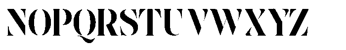 The Effolia Black Font UPPERCASE