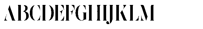 The Effolia Bold Semi Condensed Font UPPERCASE