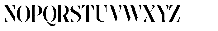 The Effolia Bold Semi Condensed Font UPPERCASE