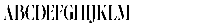The Effolia Bold Ultra Condensed Font UPPERCASE