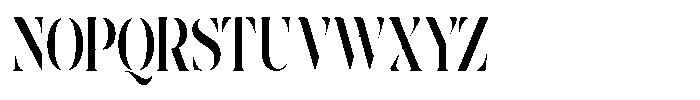 The Effolia Bold Ultra Condensed Font UPPERCASE