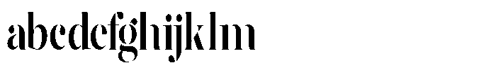 The Effolia Bold Ultra Condensed FONT