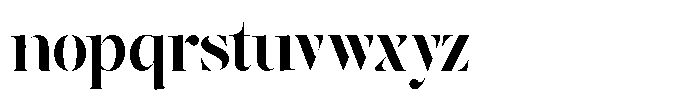 The Effolia Bold Font LOWERCASE
