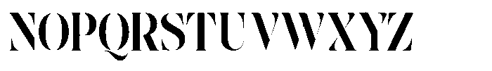 The Effolia Extra Bold Semi Condensed Font UPPERCASE