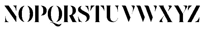 The Effolia Extra Bold Semi Expanded Font UPPERCASE