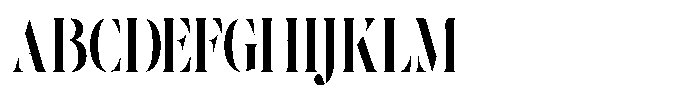 The Effolia Extra Bold Ultra Condensed Font UPPERCASE