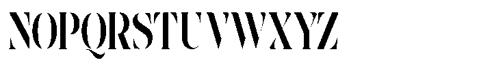 The Effolia Extra Bold Ultra Condensed Font UPPERCASE