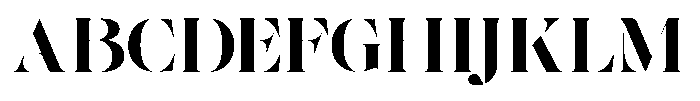 The Effolia Extra Bold Ultra Expanded Font UPPERCASE