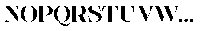 The Effolia Extra Bold Ultra Expanded Font UPPERCASE