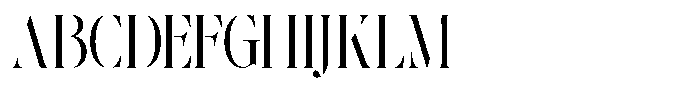 The Effolia Extra Condensed Font UPPERCASE