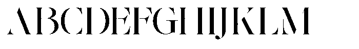The Effolia Extra Expanded Font UPPERCASE