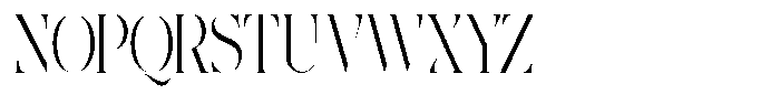 The Effolia Extra Light Extra Condensed Font UPPERCASE