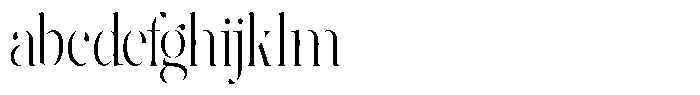 The Effolia Extra Light Extra Condensed FONT