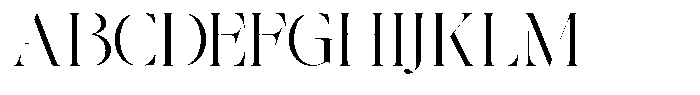 The Effolia Extra Light Extra Expanded Font UPPERCASE