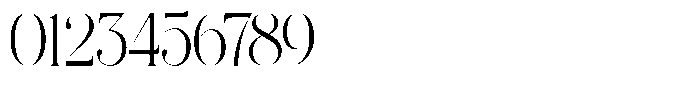 The Effolia Extra Light Semi Condensed Font OTHER CHARS