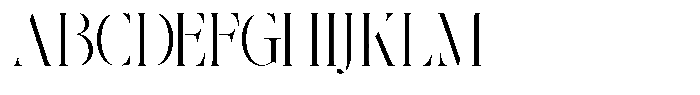 The Effolia Extra Light Semi Condensed Font UPPERCASE