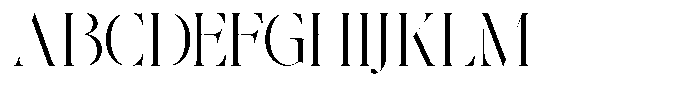 The Effolia Extra Light Semi Expanded Font UPPERCASE