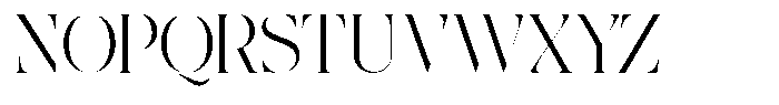 The Effolia Extra Light Semi Expanded Font UPPERCASE