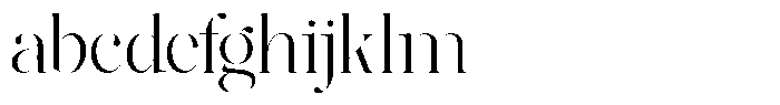 The Effolia Extra Light Semi Expanded FONT