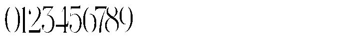 The Effolia Extra Light Ultra Condensed Font OTHER CHARS