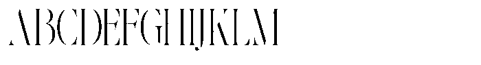 The Effolia Extra Light Ultra Condensed Font UPPERCASE