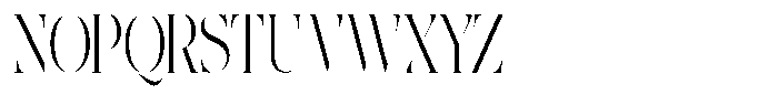 The Effolia Extra Light Ultra Condensed Font UPPERCASE