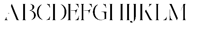 The Effolia Extra Light Ultra Expanded Font UPPERCASE
