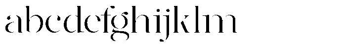 The Effolia Extra Light Ultra Expanded FONT