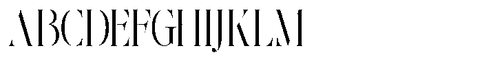 The Effolia Light Extra Condensed Font UPPERCASE