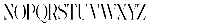 The Effolia Light Extra Condensed Font UPPERCASE