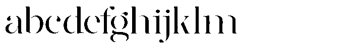 The Effolia Light Extra Expanded FONT