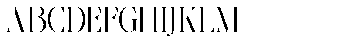 The Effolia Light Semi Condensed Font UPPERCASE
