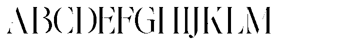 The Effolia Light Semi Expanded Font UPPERCASE