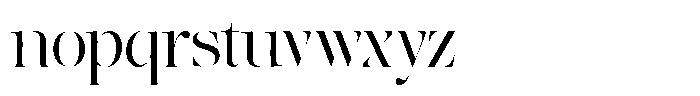 The Effolia Light Semi Expanded Font LOWERCASE