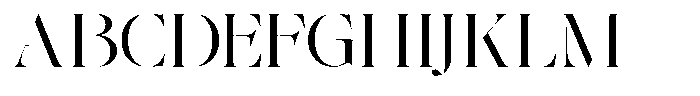 The Effolia Light Ultra Expanded Font UPPERCASE