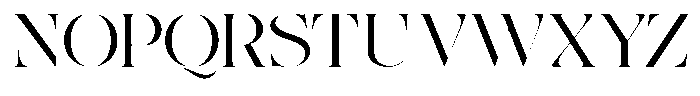 The Effolia Light Ultra Expanded Font UPPERCASE