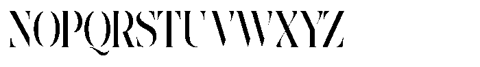 The Effolia Medium Extra Condensed Font UPPERCASE